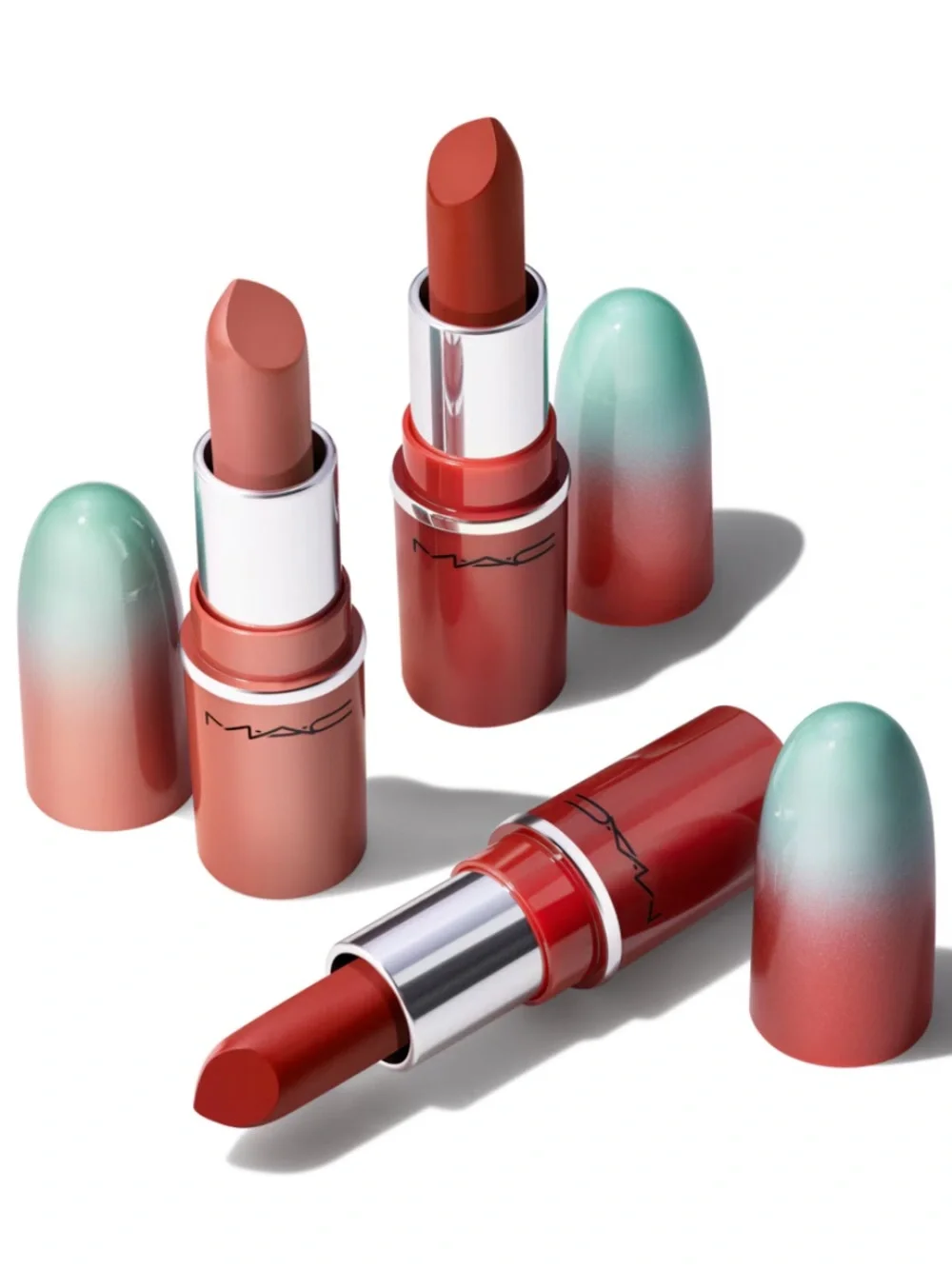 MAC Cosmetics Wildest Gleams Mini Lustreglass Classic Lip Trio